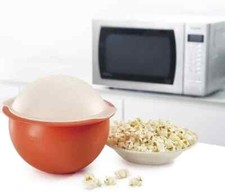 Joseph Joseph M-Cuisine Microwave Popcorn Maker with Kernel-Filtering Lid - New