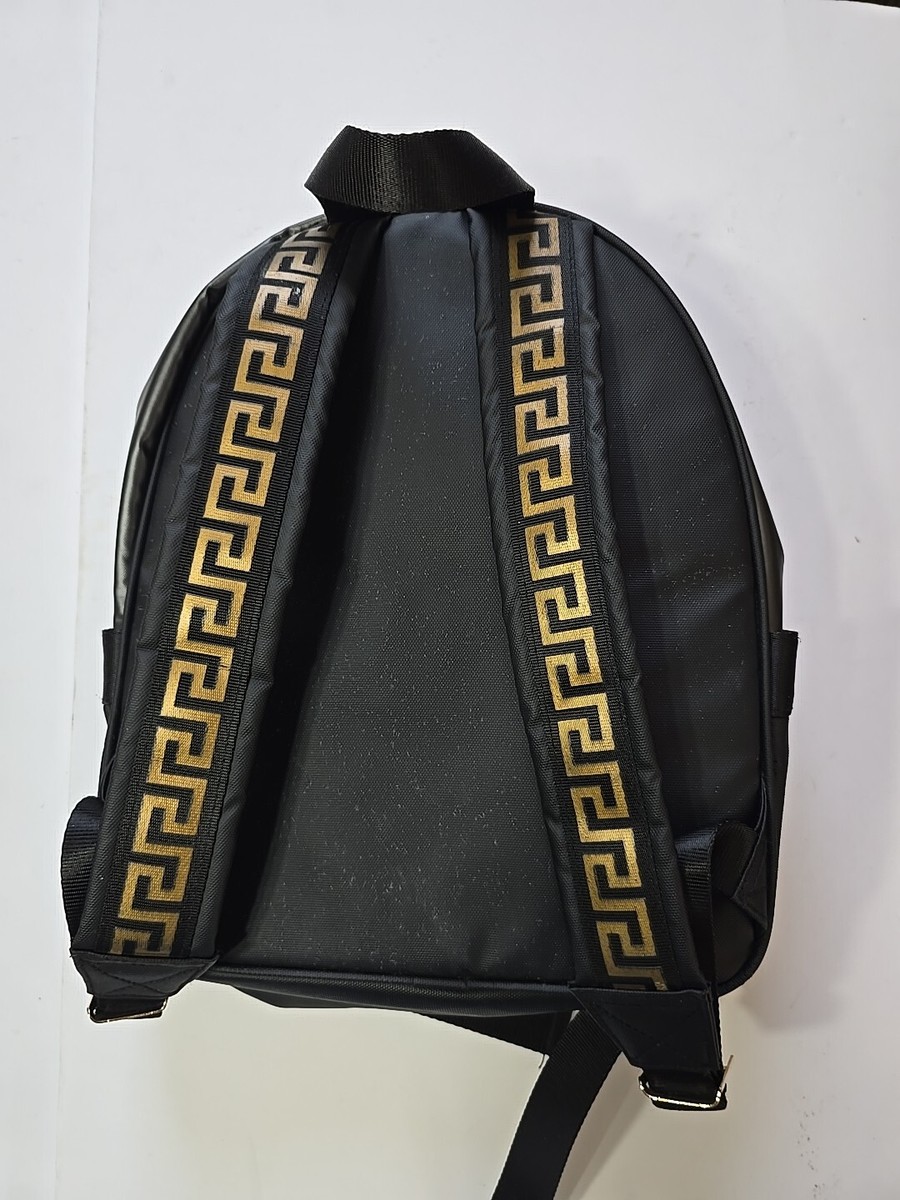 Versace Black Backpack with Gold Accents s-l400.jpg main image 3