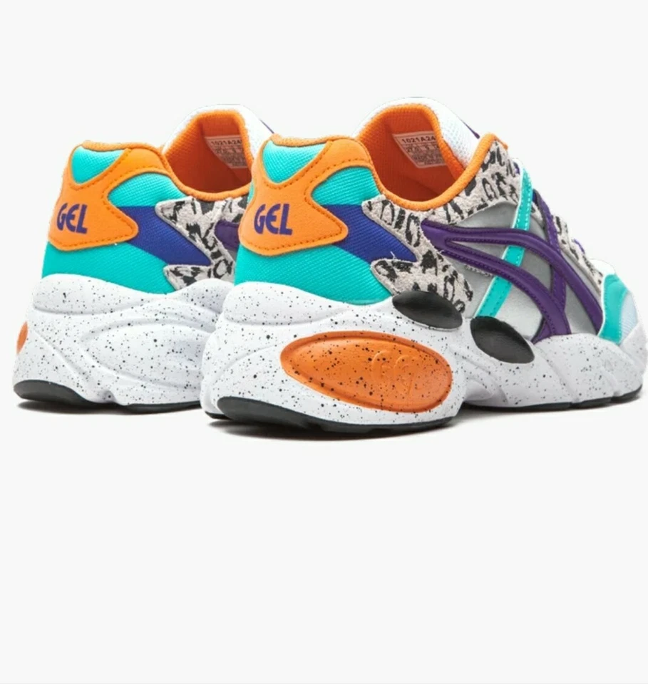 Asics Mens Gel BND Zebra Print shoes Running sneakers 1021A248 100 Size 9.5 - Image 4 of 4