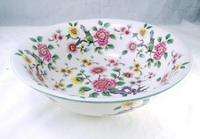 James Kent Old Foley CHINESE ROSE Round Vegetable Dish Bowl NEW but CRAZED