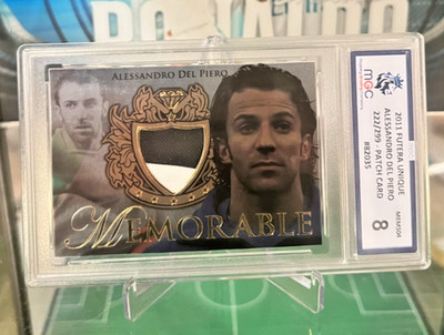 2011 Futera Unique Alessandro Del Piero Memorable /299 Memorabilia Patch MGC 8