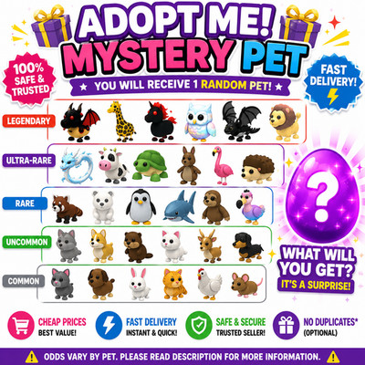adopt me pets cheap mystery QUICK DELIVERY
