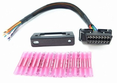 OBD2 J1962 Female to Open Pigtail Cable Bracket OBDii Port Replacement Cable...