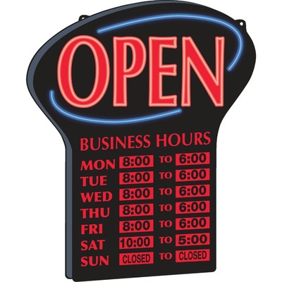 Centurion Indoor Digital Hours OPEN LED Sign 7060331 Centurion 7060331