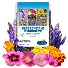 Deer Resistant Wildflower Seeds - 1oz, Open-Pollinated Flower Seed Mix Packet... 275.84 per gallon