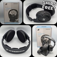 Sennheiser RS 135 Over the Ear RF TV Wireless Headphones, CIB TESTED EUC