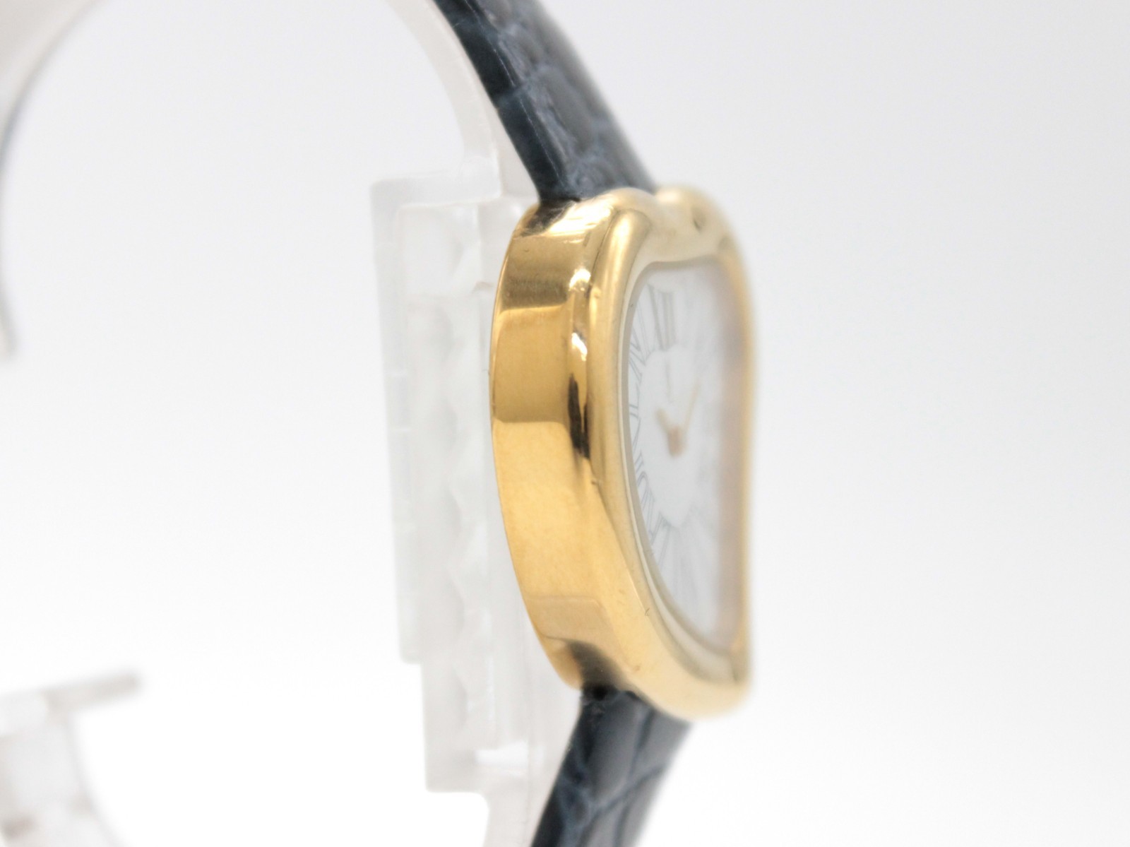 New Belt [Exc+5 w/BOX] Yves Saint Laurent 05F Heart Qz Women's From JAPAN Y881