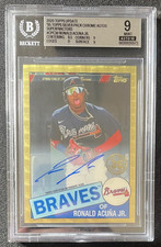 Marketplace image: Ronald Acuna Jr. 2020 Topps Update '85 Silver Pack Autograph Superfractor 1/1