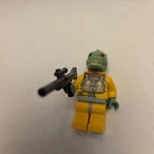 RARE Lego Star Wars Minifigure: Bossk - Sand Green (sw0280)
