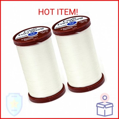 2-Pack - Coats & Clark S964-8010 Extra Strong Upholstery Thread, 150-Yard, Natur