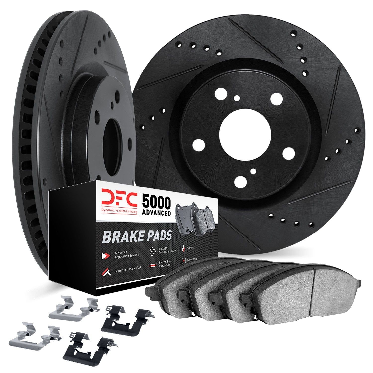 Dynamic Friction 8512-79001 Disc Brake Kit For 17-22 Maserati Ghibli Levante