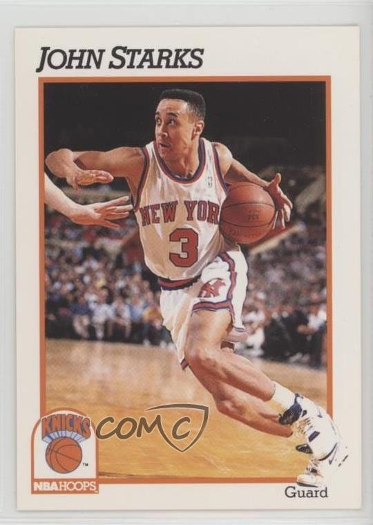 1991-92 NBA Hoops John Starks #406 1e57