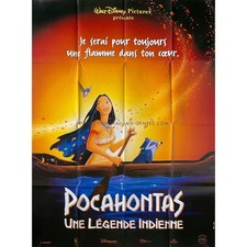 POCAHONTAS French Movie Poster  - 47x63 in. - 1995 - Walt Disney, el Gibson