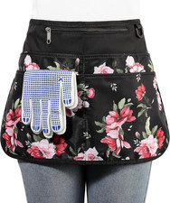 Garden Apron for Women with 6 Pocket,Half Florist Apron