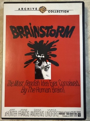 Brainstorm (DVD, 1965) | Sci-Fi Thriller William Conrad Classic