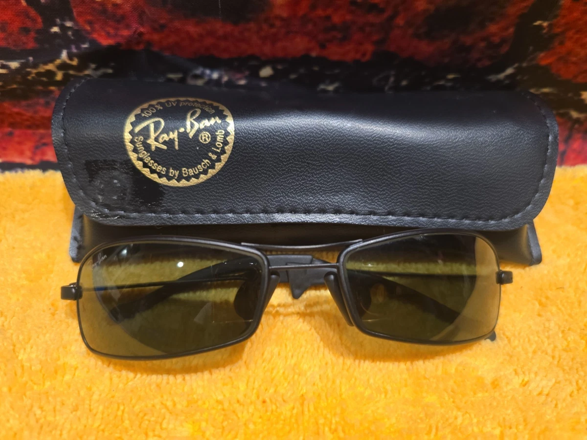 Ray-Ban Metal Frame Square Vintage Sunglasses for sale | eBay