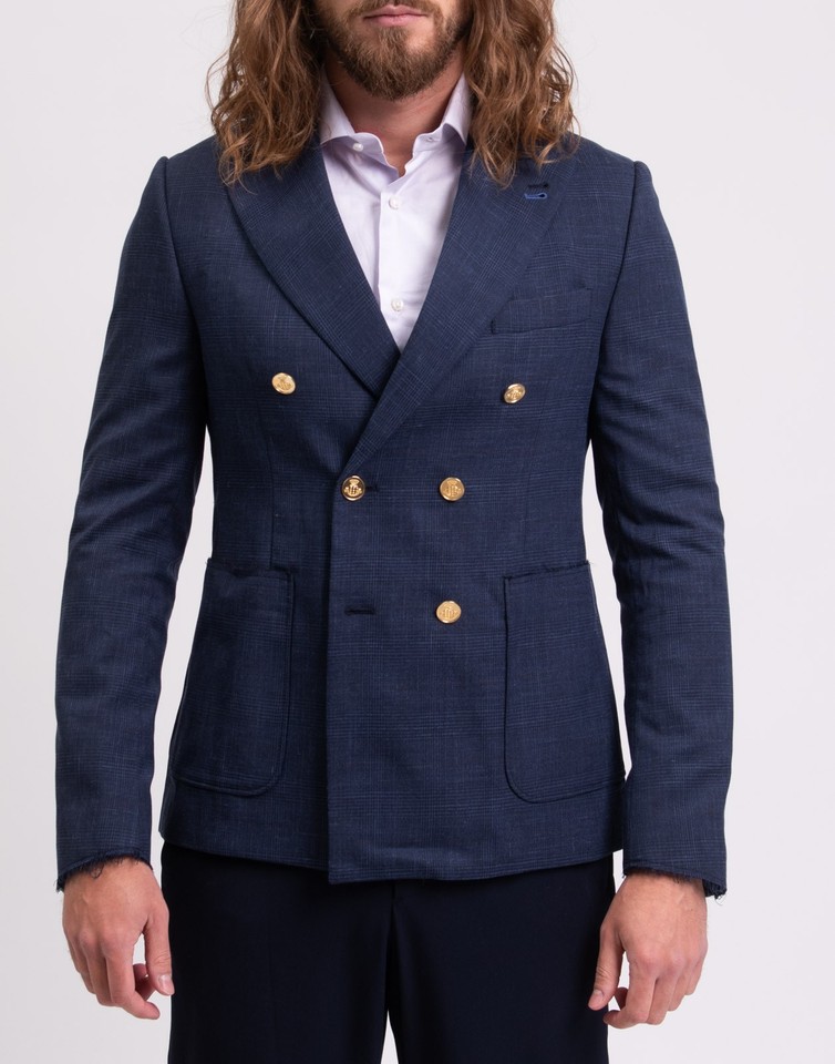 Chemise DSQUARED2 Denim Bleue Lavée - Imprimé Gothique, Taille M (IT48/US38) - Neuf Sans étiquettes
