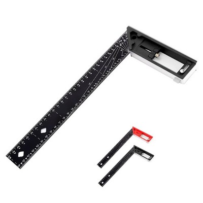12'' Woodworking Square Ruler, 2025 Newest Carpenter Square, Combination Frami...
