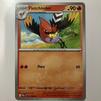 Fletchinder NM/M 013/088 Perfect Order English Pokemon TCG