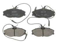 Vorderachse ABE C1P024ABE Bremsbelagsatz, Scheibenbremse FüR CitroËN,Peugeot