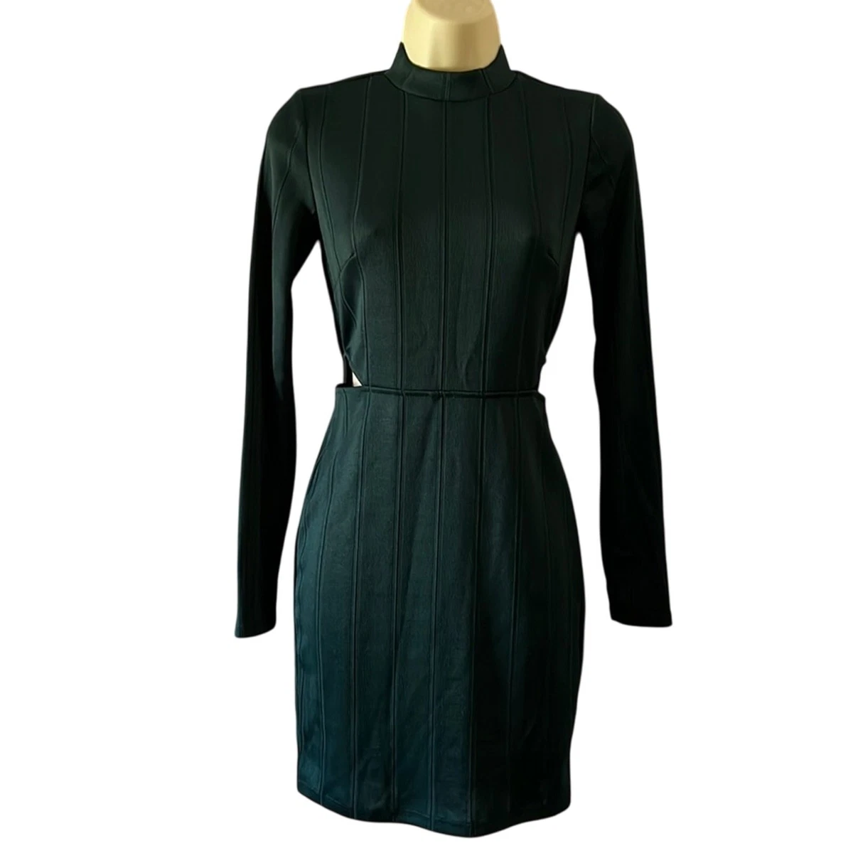 forever 21 hunter green dress FOREVER 21 Women's Juniors Long Sleeve Short Dresses for Women for sale