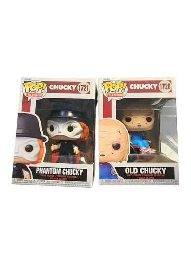 Funko Pop! Television Phantom Chucky #1721, Old Chucky #1720 SET