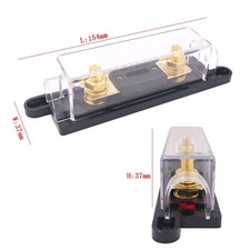 Car Audio 4 Piece Fuse Holder Kit 50A 60A 80A for Radio Power Inverters