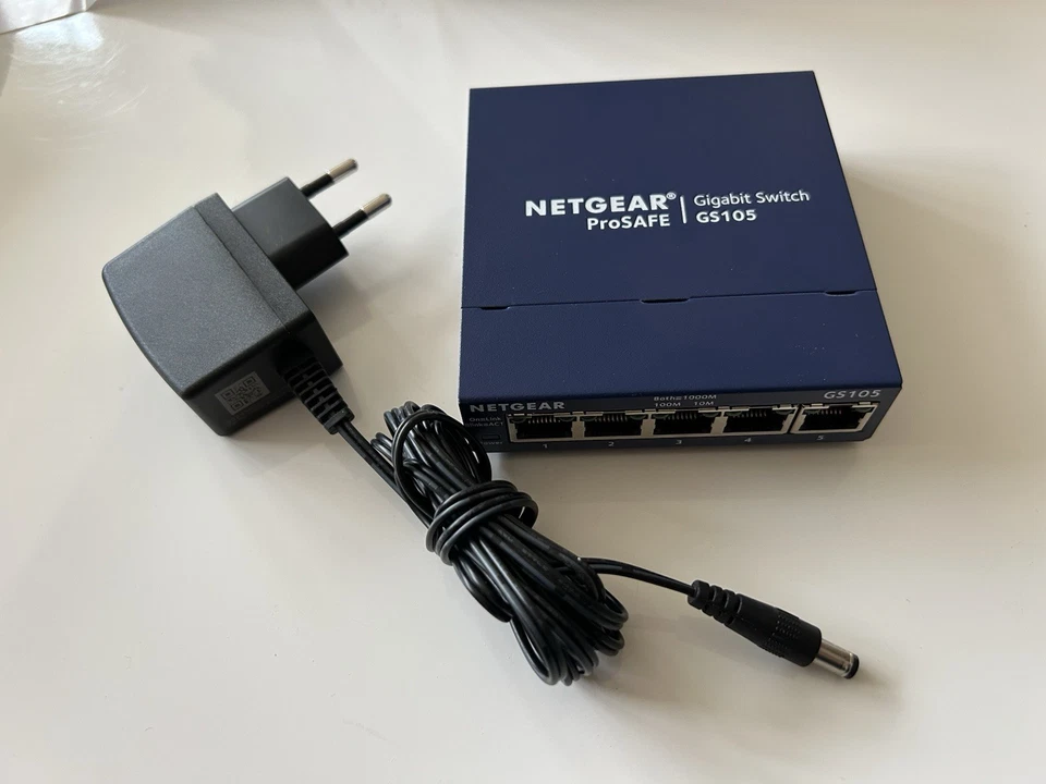 netgear Pro Safe 5-fach Gigabit Switch GS105 V5