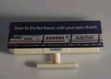 Vintage Ackerley Werbetafel f&uuml;r Amtrak Z&uuml;ge