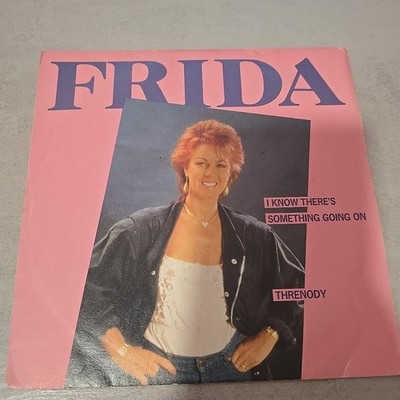 FRIDA I Know Something Going On Thrë nody 45 Italy Press 1982 Erste Auflage