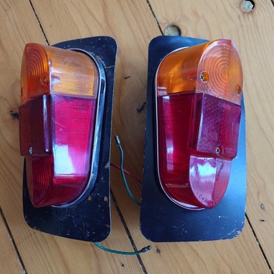 Pair of Lucas L647 Tail Lights - Classic Mini Mk1 - Made in England - No Box