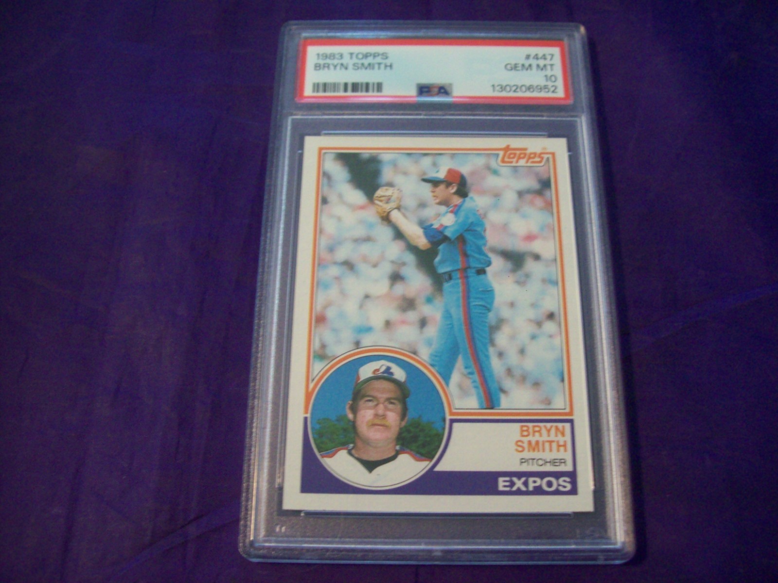 1983 TOPPS #447 BRYN SMITH PSA 10