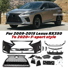 For 2009-2015 Lexus RX350 RX450 Upgrade To 2020+ RX Sport Front Bumper Body Kit