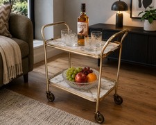 Vintage Drinks Trolley Cocktail Bar Serving Trolley Tea Trolley CAREFREE England