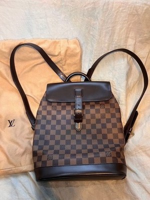 louis vuitton backpack japan Louis Vuitton Damier Backpack, Brown, Vintage Discontinued Item From Japan