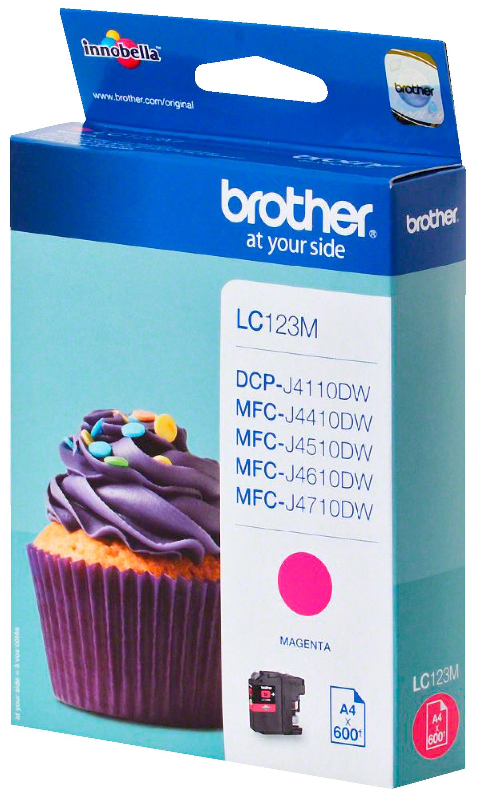 BROTHER LC 123 M Тонированный патрон пурпурный (LC-123M)