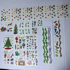 Creative Memories Lot Of 21 Sheets Christmas Stickers 1995-2001 VIN