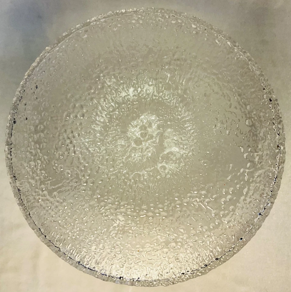 Tazón para servir finlandés vintage IITTALA 'Paadar' diseñado Tapio Aktivkala 23 cm 9 pulgadas Foto 3 de 4