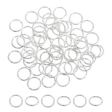 50Pcs Open Jump Rings 15mm O-ring Connectors for Jewelry Making Silver