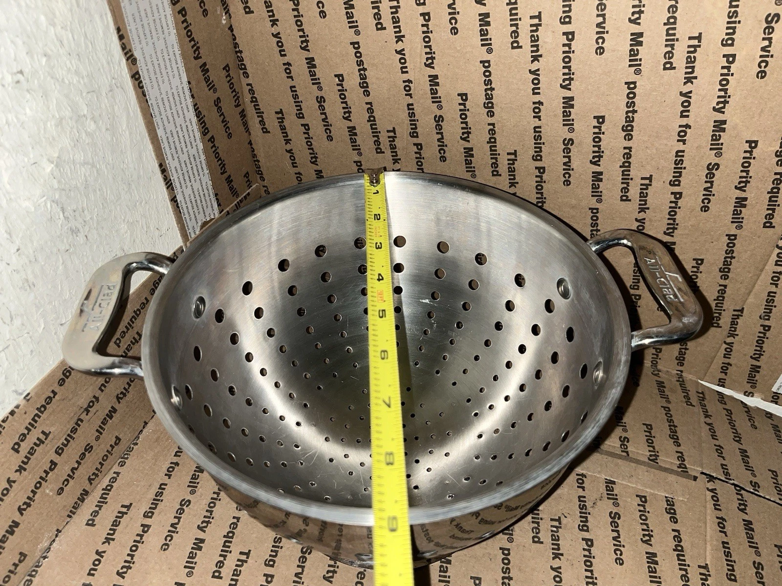 All-Clad Classic Stainless Steel 6Qt Large Colander Strainer 10.5” X 6”
Opens in a new window or tab