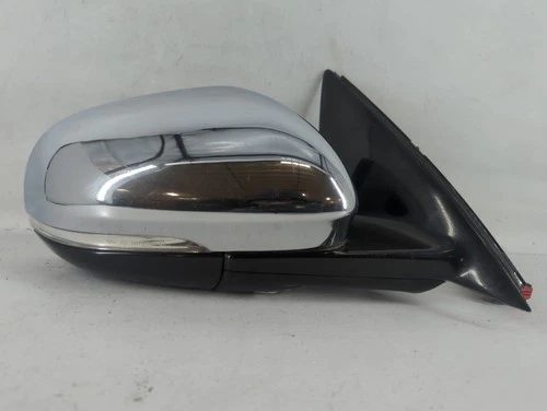 2010-2015 Jaguar Xj Passenger Right Side View Power Door Mirror Chrome D0SBF