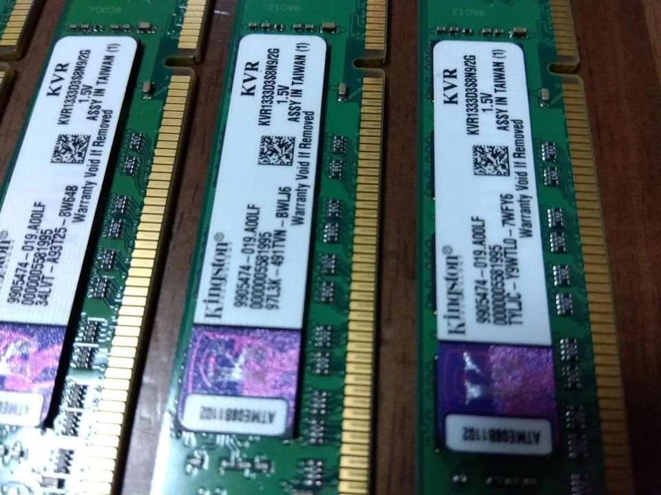 Kingston KVR1333D3S8N9/2G 8GB DDR3 1333MHz RAM 4x 2GB Memory Tested - Image 2 of 4