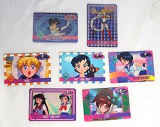 Sailor Moon Cardzillion Series 1 lot, Sailor Moon Luna, Sailor Mercury prisms