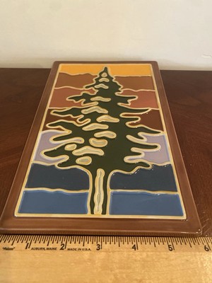Disney's Grand Californian Hotel Tree Logo Decorative Tile Disney SOLD OUT!  NIB