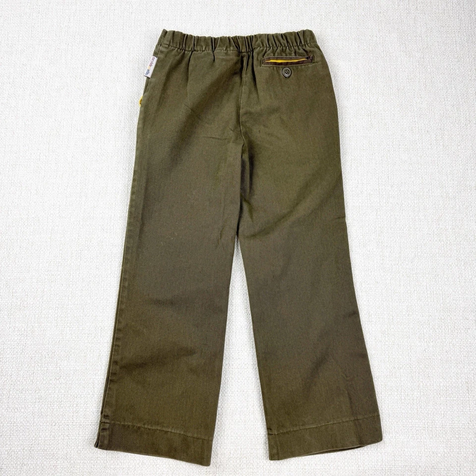 Mary Kate and Ashley 复古女孩裤子 5 码橄榄绿色直筒 — 第 2/4 张图片