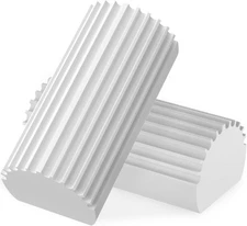 2-Pack Damp Clean Duster Sponge, Sponge Cleaning Brush, for 2, Gray 