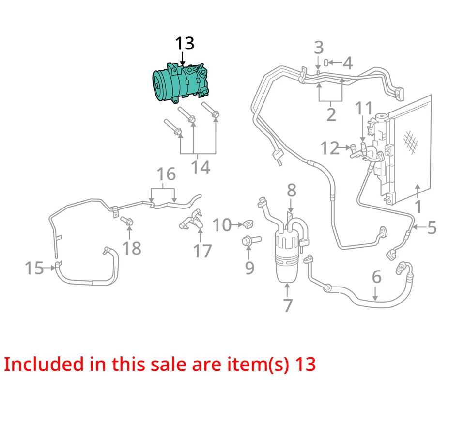 Dodge Avenger 2009-2010 aire acondicionado aire acondicionado compresor de aire acondicionado fabricante original PM4W8 Foto 2 de 3