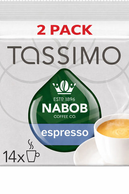 Tassimo Nabob Espresso Coffee - 14 T-discs for Tassimo Coffeemakers (2 PACK)