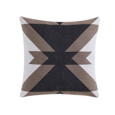Mainstays 18'' x 18'' Multicolor Aztec Geometric Cotton Decorative Pillow