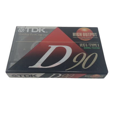 NEW SEALED TDK D90 Blank Cassette Tapes D 90 Dynamic High Output IECI Type I